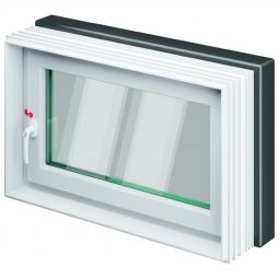 ACO Therm 3.0 Leibungskellerfenster HDW-S plus - Sanierung Hochwasserdicht mit 3-fach WSG 3-fach Verglasung, hochwasserbeständig, erhöhten Einbruchschutz durch Verbundsicherheitsglas