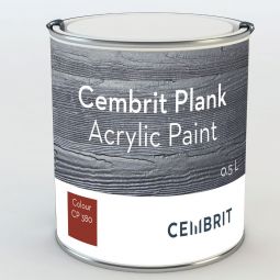 Swisspearl ehem. Cembrit Plank Acrylfarbe 0,5L  CP010 Achatgrau