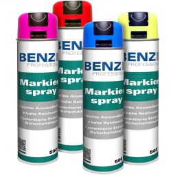 BENZ PROFESSIONAL Markierspray verschiedene Farben