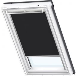 VELUX Verdunkelungsrollo Uni Schwarz 3009 lichtundurchlässig, für verschiedene VELUX-Dachfenster geeignet