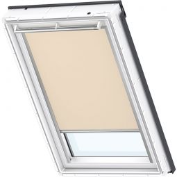 VELUX Verdunkelungsrollo Uni Beige 4556 lichtundurchlässig, für verschiedene VELUX-Dachfenster geeignet