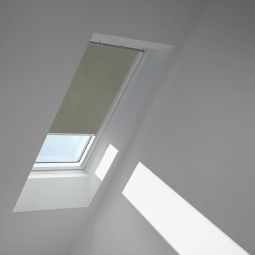 VELUX Verdunkelungs-Rollo Olivebeige gepunktet 4575 Schutz gegen Hitze, für verschiedene VELUX-Dachfenster geeignet