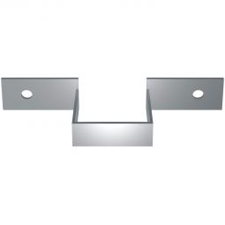 TraumGarten DreamDeck ALU Unterkonstruktion flach Verbinder Flachverbinder-Set für DreamDeck ALU UK flach & UK Basic 20x40 mm, inklusive Schrauben, 10 Stück.