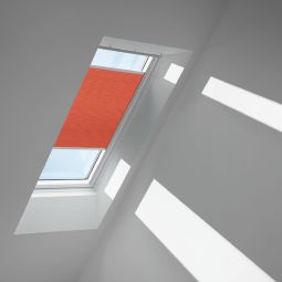 VELUX Wabenplissee Sanddorn 1167 lichtundurchlässig, Wabenstruktur für zusätzliche Wärmedämmung, für verschiedene VELUX-Dachfenster geeignet
