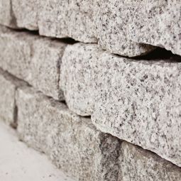 Mauersteine Naturstein Gartenmauer Granit grau 10/20/40 cm