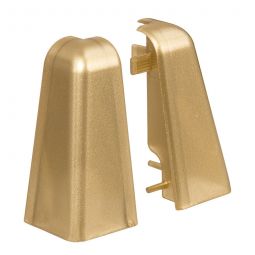 HARO Außenecke Sockelleiste Gold Fußleisten 2 Stück, Kunststoff, 19x58mm