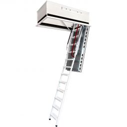 Wippro Bodentreppe Isostair U-Wert 0,28 W/m²K Dachbodentreppe  Hochwertige, luftdichte Dachbodentreppe für gedämmte Geschossdecken mit exzellentem Wärmeschutz und robuster Stahlausführung