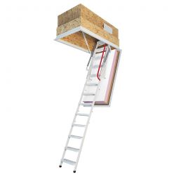 Wippro Dachbodentreppe Klimatec 160, U-Wert 0,21 W/(m²K) verschiedene Größen, mit Brandschutz