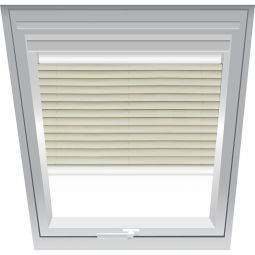 Roto Jalousette Hellbeige 1-J02 lichtdurchlässig, Bedienung manuell oder elektrisch, für verschiedene Fenstergrößen konfigurierbar
