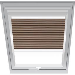 Roto Jalousette Beige 1-J03 lichtdurchlässig, Bedienung manuell oder elektrisch, für verschiedene Fenstergrößen konfigurierbar