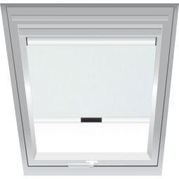 Roto Sichtschutzrollo Weiß 1-R01 lichtdurchlässig, Bedienung manuell, für verschiedene Fenstergrößen konfigurierbar