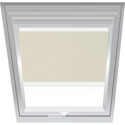 Roto Sichtschutzrollo Beige 1-R03 lichtdurchlässig, Bedienung manuell, für verschiedene Fenstergrößen konfigurierbar