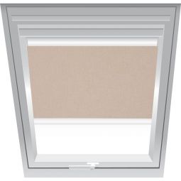 Roto Sichtschutzrollo Braunbeige 1-R04 lichtdurchlässig, Bedienung manuell, für verschiedene Fenstergrößen konfigurierbar