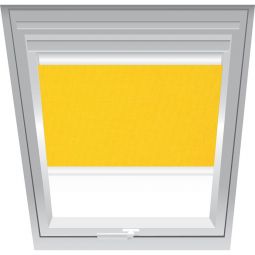Roto Sichtschutzrollo Gelb 2-R26 lichtdurchlässig, Bedienung manuell, für verschiedene Fenstergrößen konfigurierbar