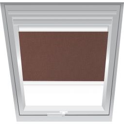 Roto Sichtschutzrollo Braun 2-R31 lichtdurchlässig, Bedienung manuell, für verschiedene Fenstergrößen konfigurierbar