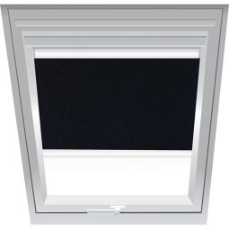 Roto Sichtschutzrollo Schwarz 2-R32 lichtdurchlässig, Bedienung manuell, für verschiedene Fenstergrößen konfigurierbar