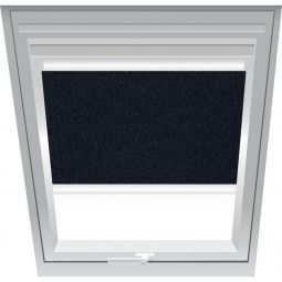 Roto Verdunklungsrollo Schwarz 2-V32 lichtundurchlässig, Bedienung manuell oder elektrisch, für verschiedene Fenstergrößen konfigurierbar