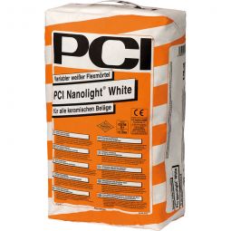 PCI Nanolight White leichter variabler Flexmörtel weiß 15 kg Sack, für alle Untergründe und alle keramischen Beläge