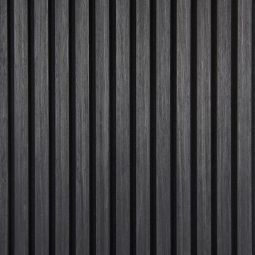 FibroTech Akustikpaneele QUANTI Black Oak - Eiche schwarz Die Wand- & Deckenpaneele 2440x520x18 mm verbessern Ihre Raumakustik und sind einfach zu montieren