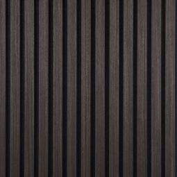 FibroTech Akustikpaneele QUANTI Smoked Oak - Raucheiche Die Wand- & Deckenpaneele 2440x520x18 mm verbessern Ihre Raumakustik und sind einfach zu montieren