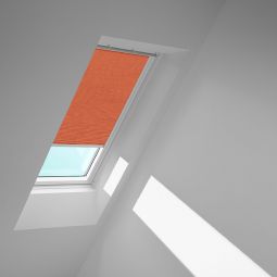 VELUX Rollo Orange 4164 Standard-Sichtschutzrollo mit Führungsschienen, für verschiedene VELUX-Dachfenster geeignet