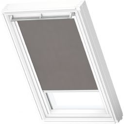 VELUX Vorteils-Set Hitzeschutz Plus Sichtschutz ROF Manuell Uni Schwarz/Grau 4161 Kombination aus außen liegender Hitzeschutz-Markise und innen liegendem Sichtschutz-Rollo