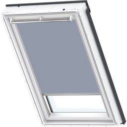 VELUX Sichtschutzrollo Uni Blau 9050 lichtdurchlässig, stufenlos verstellbar, für verschiedene VELUX-Dachfenster geeignet