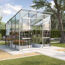 Vitavia Gewächshaus Freya Tomatenhaus Silber Kombiverglasung Verschiedene Varianten