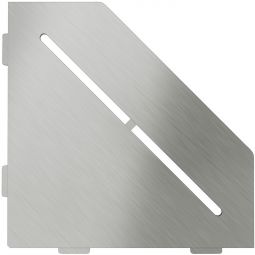 Schlüter-SHELF-E-S2 EB PURE Edelstahl V2A gebürstet fünfeckige Ablage, 195x195 mm