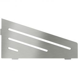 Schlüter-SHELF-E-S3 EB WAVE Edelstahl V2A gebürstet viereckige Ablage, 154x295 mm
