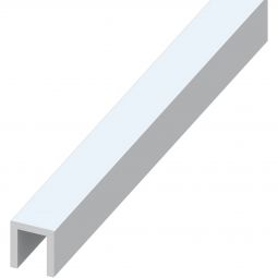 TraumGarten Sichtschutzzaun SYSTEM BOARD XL U-Abschlussprofil Aluminium, ca. 178 cm
