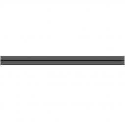 TraumGarten Sichtschutzzaun SYSTEM Rhombus 2x Einzel-Profile Anthrazit beschichtete und ausgeschäumte Aluminiumprofile für Sichtschutz Selbstbau, 2x6x179 cm