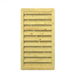 Sichtschutzzaun-Tor Holz XL 98x179cm, wählbare Öffnungsrichtung