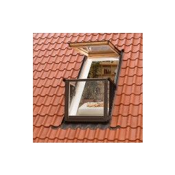 VELUX GDL Cabrio Holz/Kiefer weiß lackiert ENERGIE PLUS Dachfenster 3-fach Niedrig-Energie-Verglasung