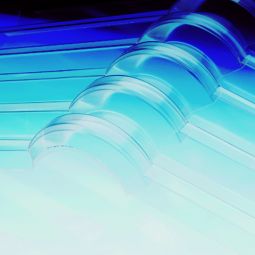 Plexiglas Wellfirsthaube 76/18 Acrylglas Rund transparent Für Acrylglas und Polycarbonat Wellplatten, 2-teilig, schlagzäh, 270x1045 mm