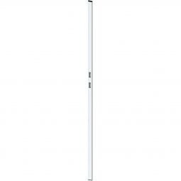 TraumGarten Sichtschutzzaun Anschlagprofil Tor Universal Anschlag für die Montage an der Hauswand, Edelstahl, 35 oder 180 cm
