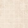 Wellker Keramikmosaik Chitre Ivory glasiert rektifiziert 30x30 cm Stärke 9 mm