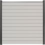 GroJa BasicLine schmal PVC-Steckzaun Sichtschutzzaun Weiss Sichtschutz Steckzaun Lamellenzaun