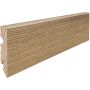 HARO Stecksockelleiste Cube Eiche Metallic natur wasserresistent Fußleisten