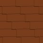CEDRAL Dach- und Fassadenplatte 60x30 cm glatt, ziegelrot