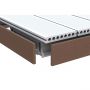 TraumGarten DreamDeck WPC Abschlussleiste braun