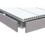 TraumGarten DreamDeck WPC Abschlussleiste grau