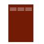 TraumGarten Sichtschutzelement SYSTEM BOARD Slot-Design Rot