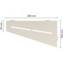 Schlüter-SHELF-E-S3 TSI PURE Alu strukturbeschichtet elfenbein