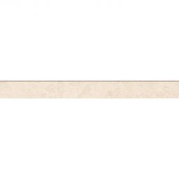 Wellker Sockelfliesen Chitre Ivory glasiert lappato Rundkante 60x6 cm Stärke 9 mm Abschlusssockelfliese aus Feinsteinzeug