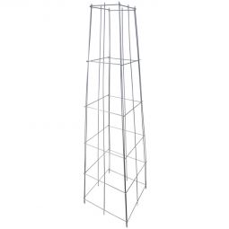 Windhager Rankturm Pyramide Rankhilfe 144x16/40 cm aus beschichteten rostfreien Metall
