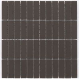 Wellker Keramikmosaik Feinsteinzeug Dark Grey matt Mosaikfliesen 5 mm verschiedene Größe