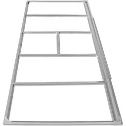 tepro Metall-Unterkonstruktion Pent Roof 8x4 neu 113,2x252x5 cm, optimiert die Errichtung des Hauses ohne Betonfundament