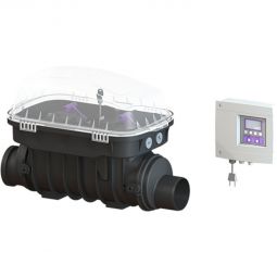 KESSEL Rückstauautomat Staufix FKA Komfort für fäkalienhaltiges Abwasser Rückstausicherung Komplettset zum Einbau in eine freiliegende Abwasserleitung
