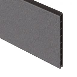 TraumGarten Sichtschutzzaun SYSTEM WPC XL Einzelprofil Anthrazit Sichtschutz Steckzaun Lamellenzaun Einzelprofil 30x2x178,3 cm, glatt, kürzbar & wetterfest – ideal für Reparatur & Maßfelder